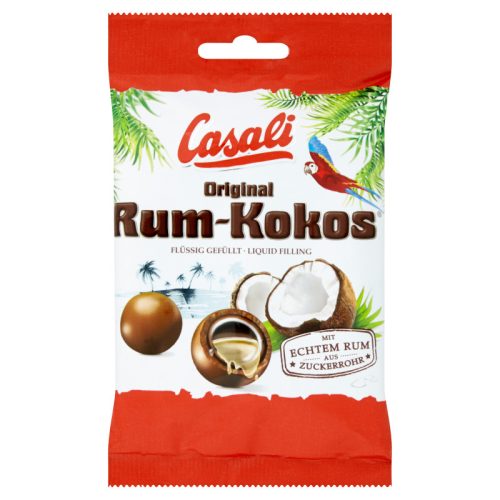 Casali rum-kokos töltött tejcsokoládé drazsé 100 g