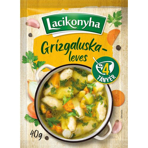 LACIKONYHA LEVES 40G  GRÍZGALUSKA