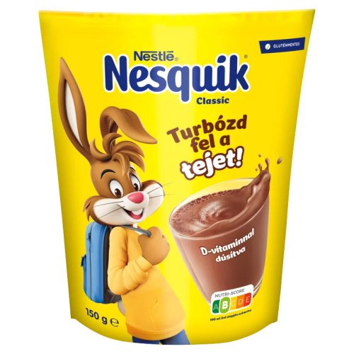 Nestlé Nesquik instant cukrozott kakaóitalpor vitaminokkal 150 g  Gluténmentes