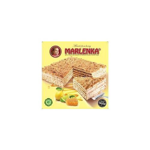 Marlenka mézes citromos torta  800g