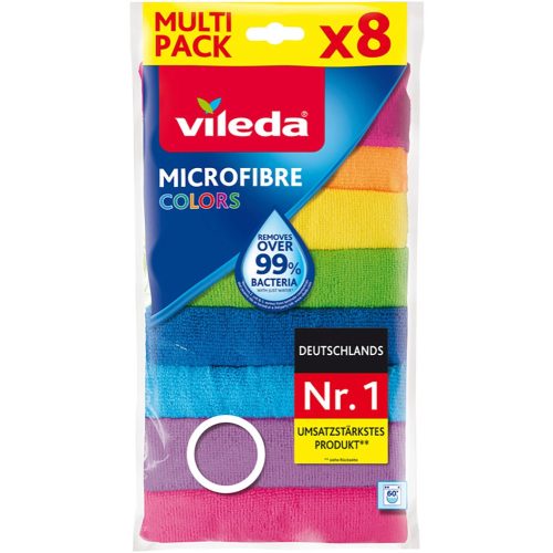 Vileda Colors XXL mikroszálas általános háztartási kendő 8 db-os