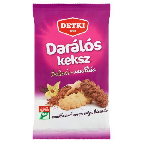 Detki Darálós vaníliás és kakaós omlós keksz 200g 