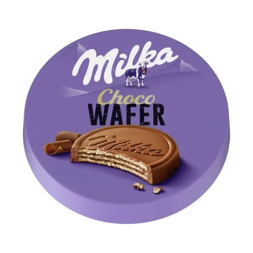 Milka Choco Wafer kakaós töltelékkel töltött, alpesi tejcsokoládéval bevont ostya 30 g