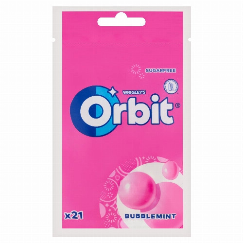 ORBIT Bubblemint Bag 21db-os  drazsé