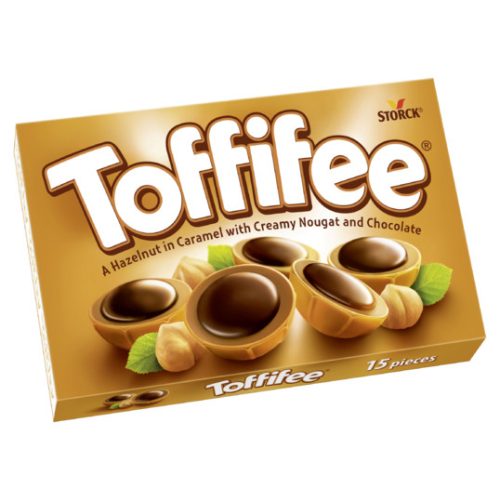 Toffifee mogyoró karamellben, mogyorós nugátkrémmel és csokoládéval 125 g