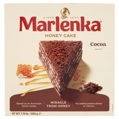 Marlenka mézes kakaós torta 800g