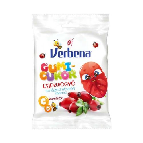 Verbena gumicukor csipkebogyó 90g