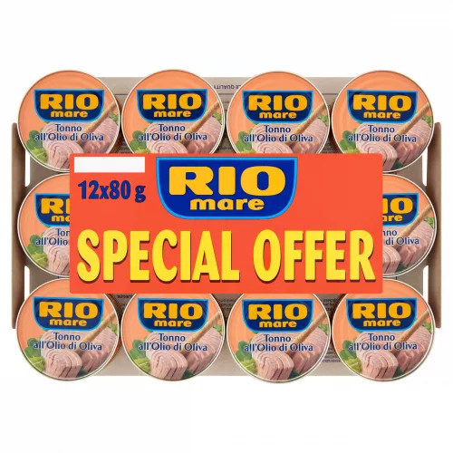 Rio Mare Tonhal olívaolajban 80g*12/624g