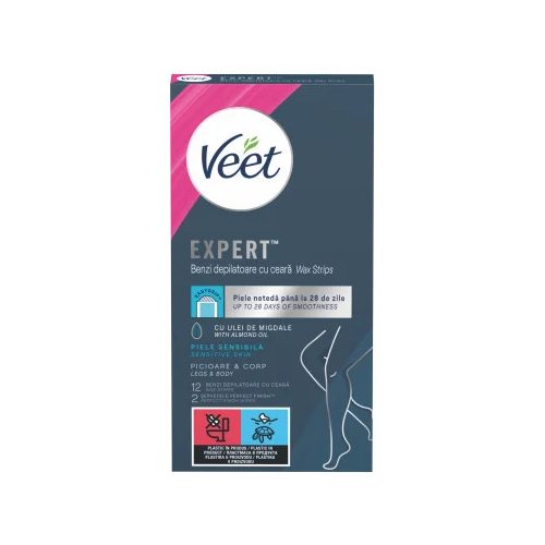 Veet Expert hideggyanta  szalagok érzékeny bőrre  12db