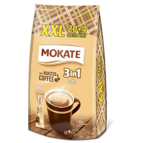 Mokate Instant kávé 3in1 XXL Latte 20+4*15g 