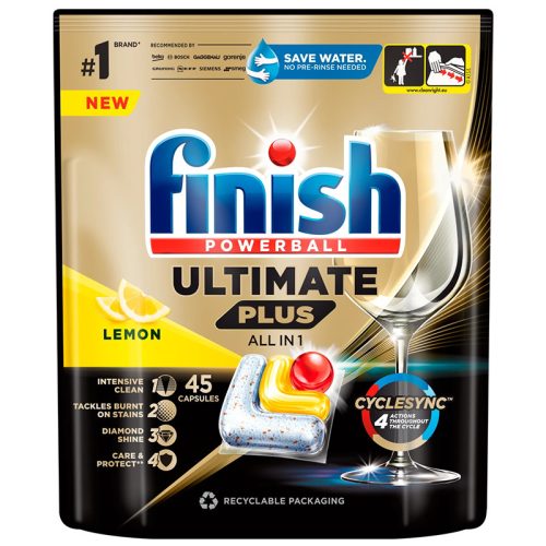 Finish Ultimate plus All in 1 mosogatógép tabletta 45 db többféle