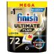 Finish Mosogatógép Tabletta 72db ultimate plus  Lemon