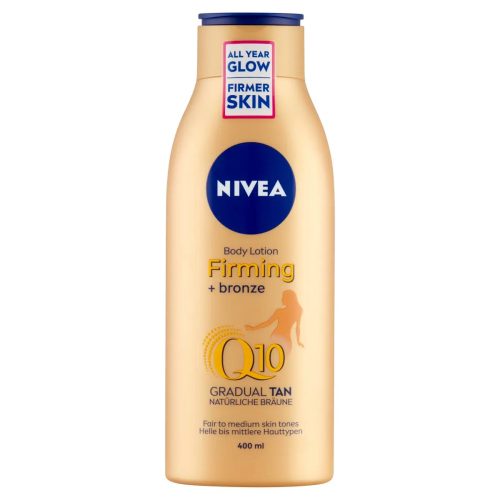 Nivea Q10 bőrfeszesítő hatású önbarnító testápoló - 400 ml