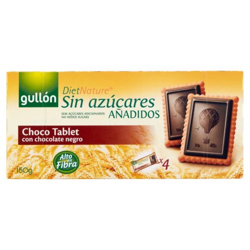 Gullón DietNature étcsokoládés keksz édesítőszerrel 4 x 37,5 g (150 g)