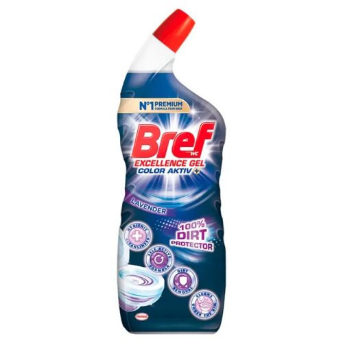 Bref Excellence Gel Color Activ+ Lavender WC tisztító - 700 ml