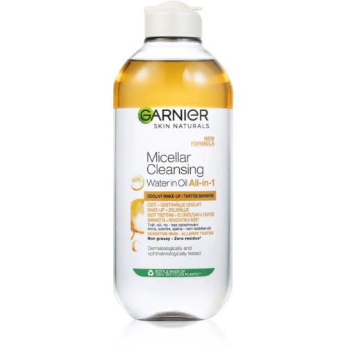 GARNIER kétfázisú micellás víz tartós smink eltávolítására 400ml