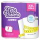 Violeta háztartási papírtörlő Jumbo XXL prémium 2 tekercs 3 rétegű