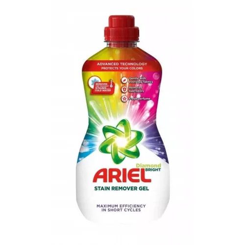 Ariel folteltávolító gél Diamond Bright 950ml színes ruhákhoz