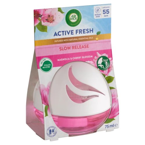 Air Wick Active Fresh Magnólia és cseresznyevirág légfrissítő gömb 75 ml