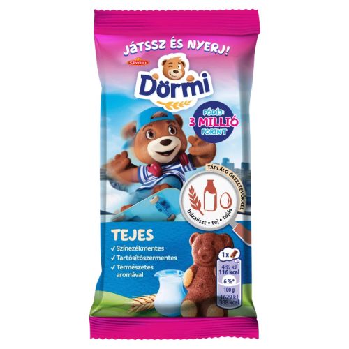 Dörmi tejes krémmel töltött puha piskóta 30 g