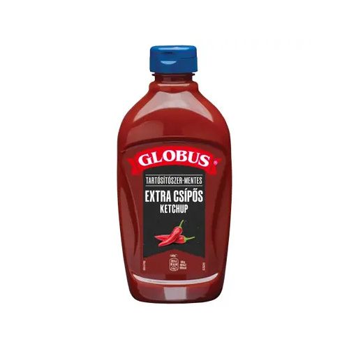 Globus  extra csípős ketchup 470 g