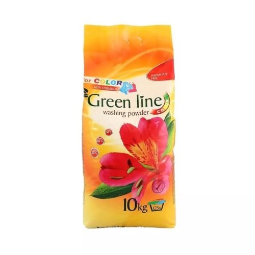 Green Line mosópor 10kg Color (sárga) 125mosás 