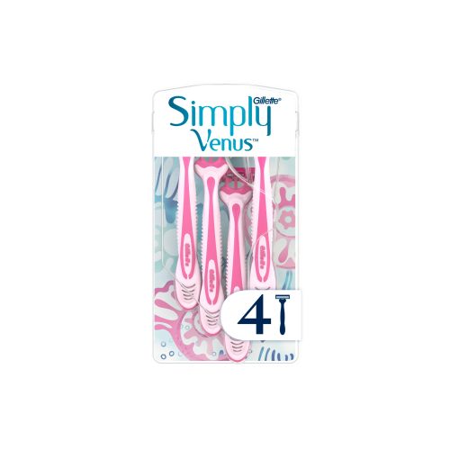 Gillette Simply Venus 3 Eldobható Borotva, 4 Db/Csomag