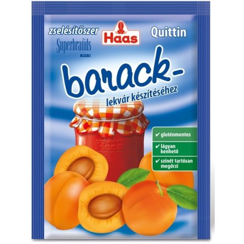 Haas Quittin sárgabaracklekvár zselésítőszer 25g 