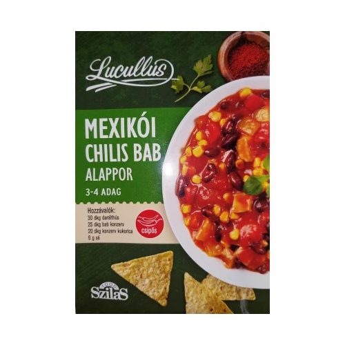 LUCULLUS Mexikói Chilis bab alappor 45g