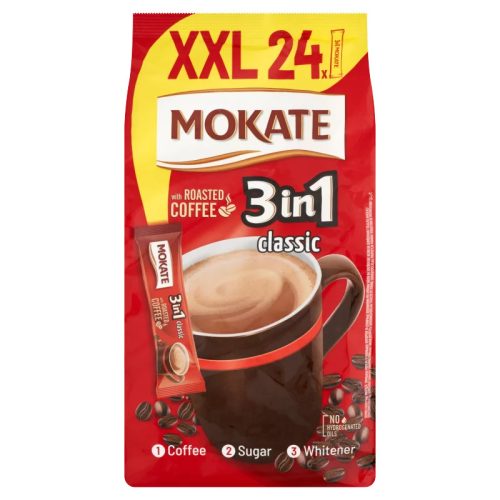 Mokate Instant kávé 3in1 XXL (20+4*17g) 