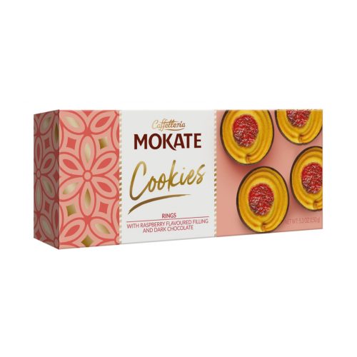 Mokate KEKSZ Málna zselé  csoki 150g