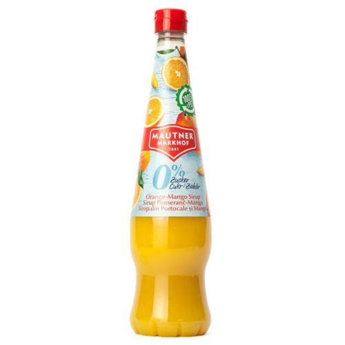 MAUTNER Narancs-mango szörp  0% hozzáadott  cukor  700ml 