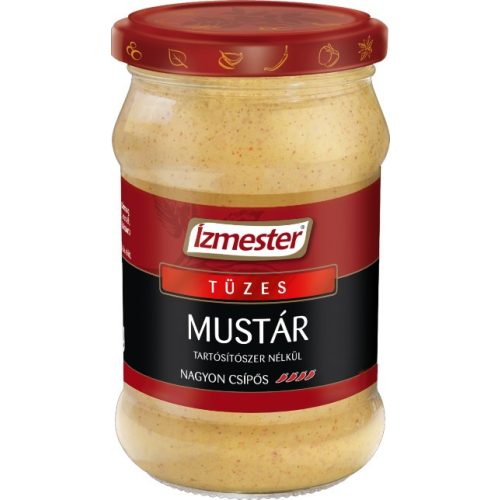 Ízmester Mustár Tüzes 288g