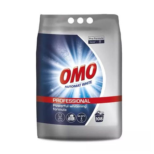 Omo mosópor 7kg White 108 mosás  fehér ruhákhoz