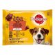  PEDIGREE  alutasakos felnőtt  kutyáknak 4-pack marha-baromfi válogatás 4x100g