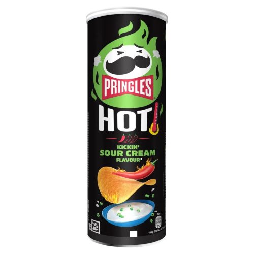 Pringles HOT Kickin Sour Cream  chips  160g