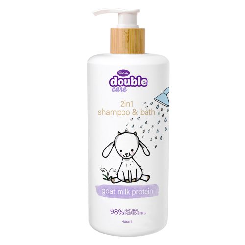 VIOLETA Double Care sampon és habfürdő 2in1 400ml